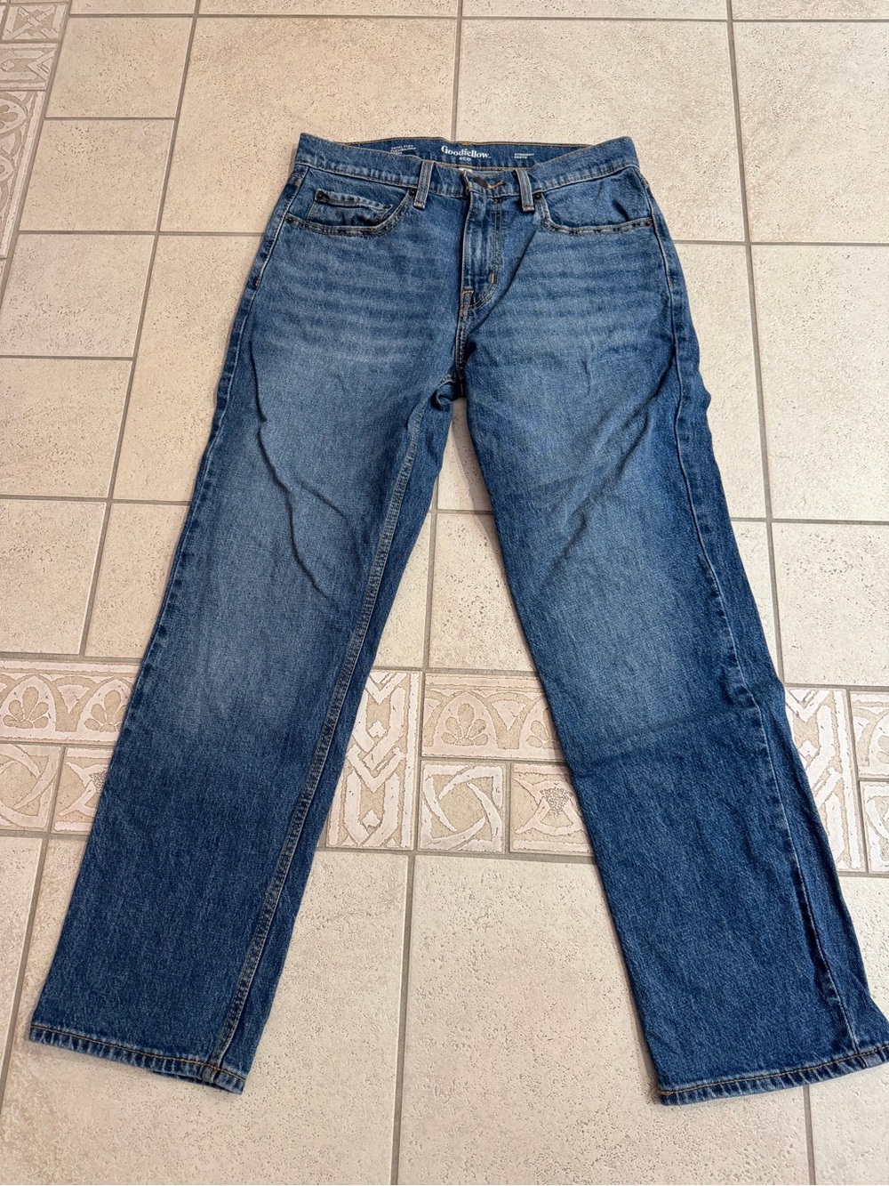 Goodfellow Classic Men's Blue Straight-Leg Jeans - 30x30